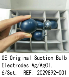 GE   Suction Bulb Electrodes Ag/AgCI  6/Set.  REF: 2029892-001 new  original