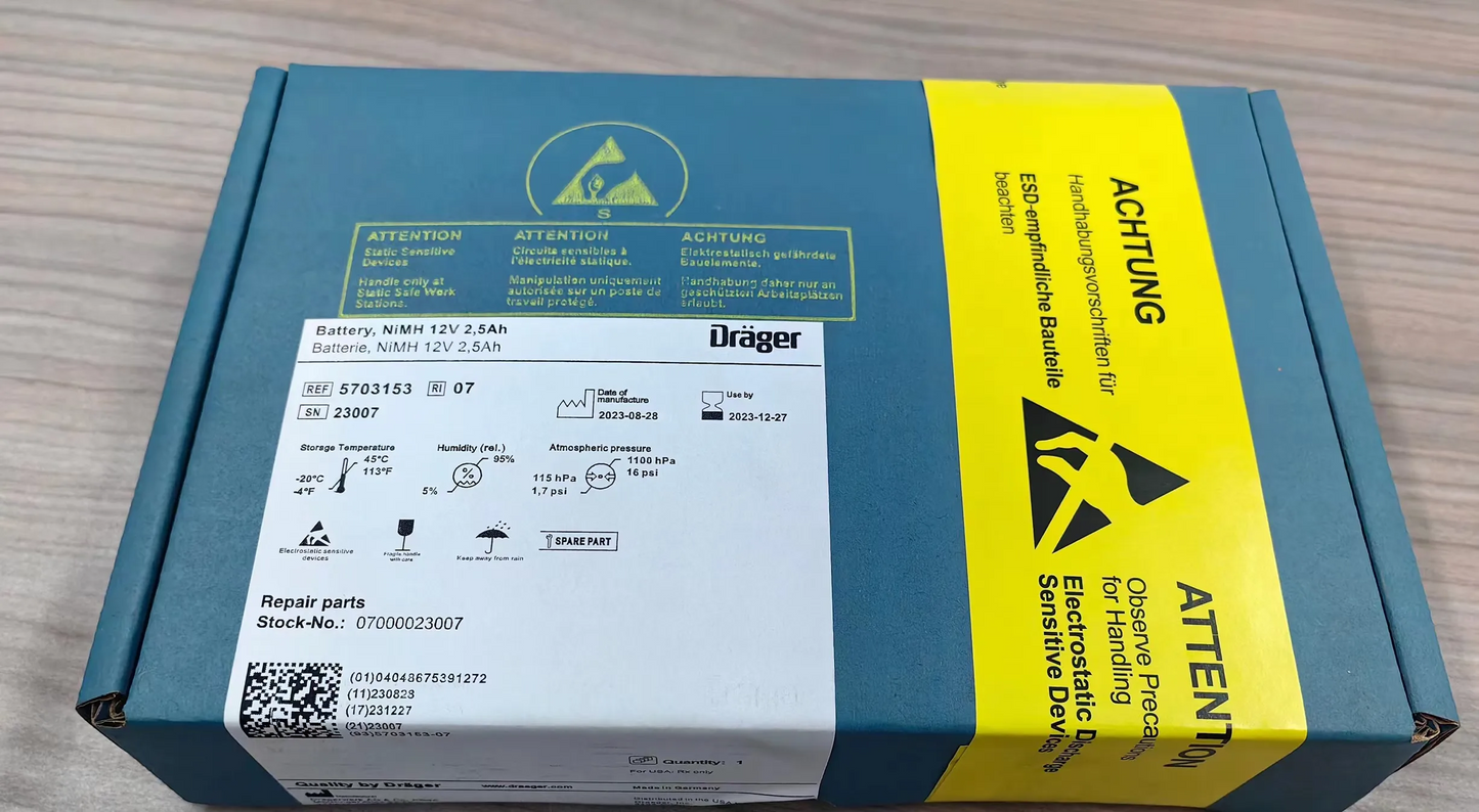 Drager  battery REF:5703153 for Carina machine new original