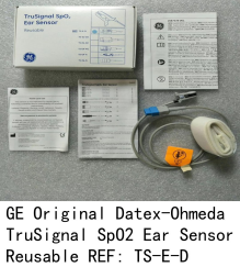 GE Datex-Oh meda Tru Signal Sp O2 Ear Sen sor Re usable REF: TS-E-D new original