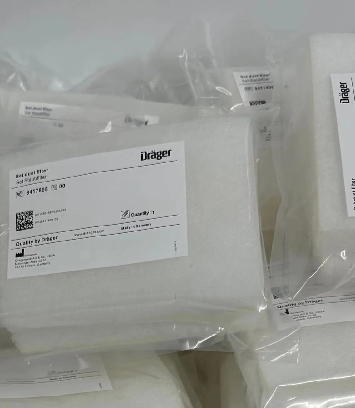 Drager  PN:8417898 set dust filter  for Savina 300  new original