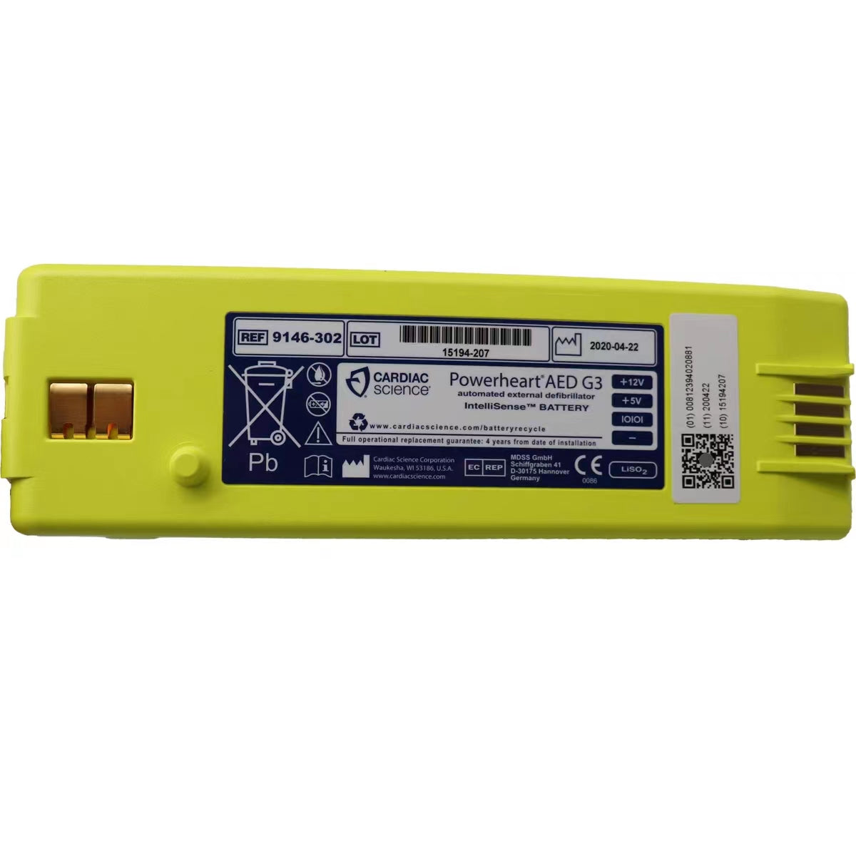 Cardiac Science Powerheart AED G3  battery PN:9146-302  new original