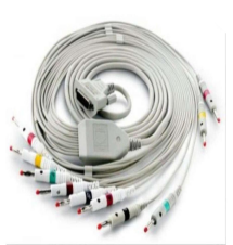 PN：01.57.107402 ECG CABLE -BANANA CONNECTOR, IEC for Electrocardiograph EDAN SE-3W  (New,Original)