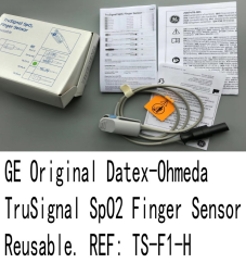 GE  Datex-Oh meda Tr uSignal Sp  O 2 Finger Sen sor Re usable. REF: TS-F1-H new original