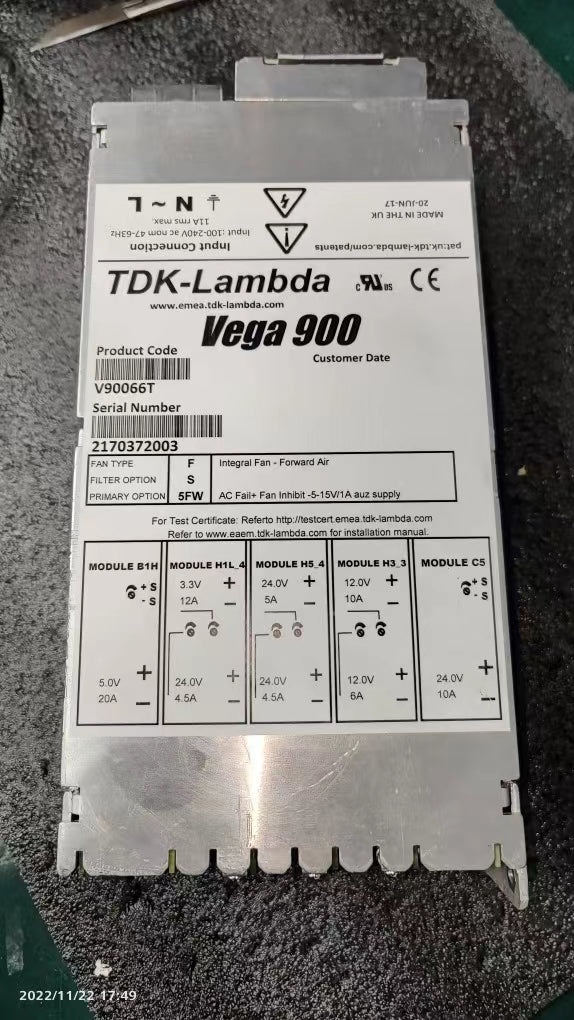 TDK-lam bda Vega 900   power supply  V90066T  V9023YM   new used,90% brand new,original,tested，