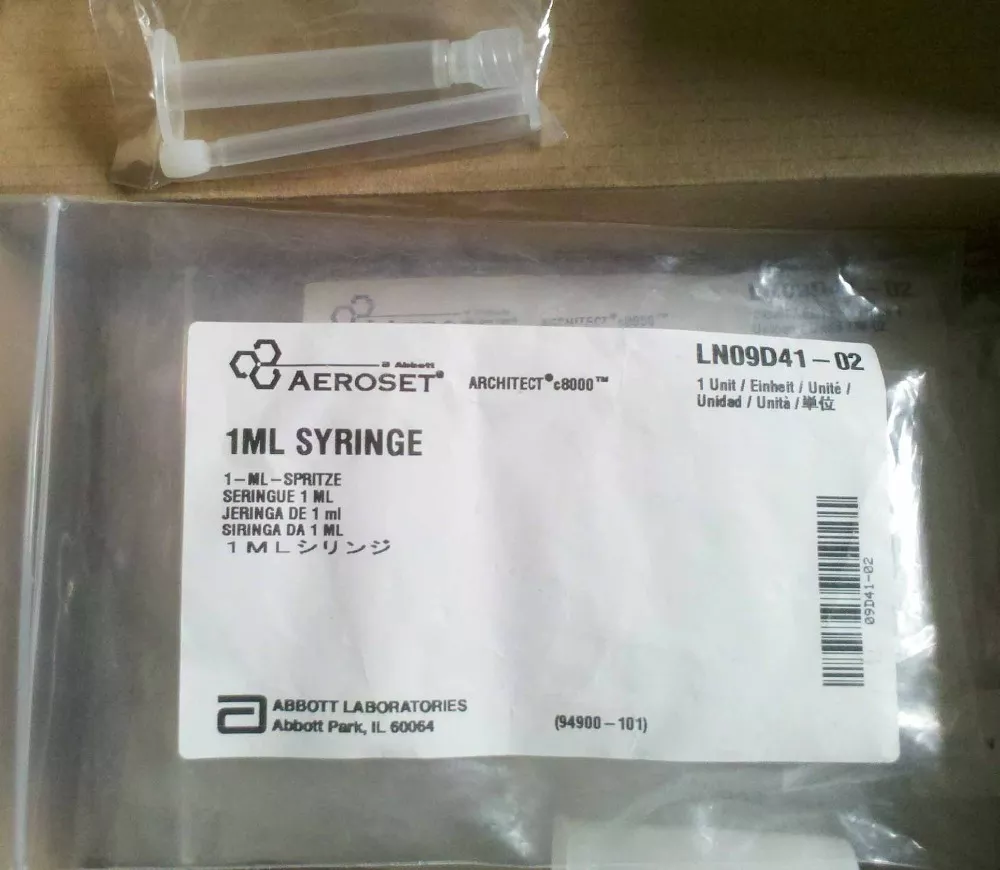 Toshiba 1 ML Syringe 4PK, Chemistry Analyzer TBA-120FR NEW