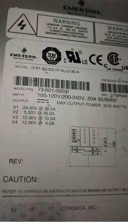 IVS1-3Q-2Q-1F-4LL0-30-A power supply for the IMMULITE 2000 used,original,tested