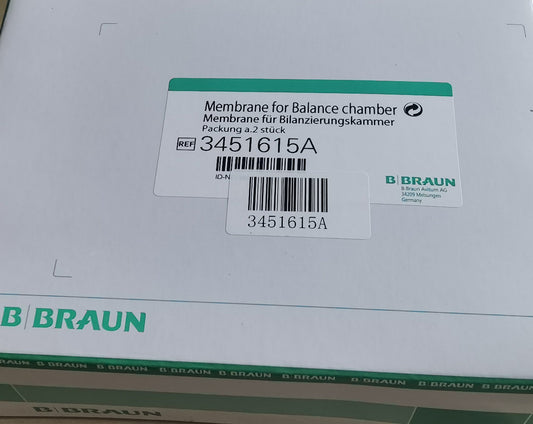 B-Braun PN:3451615A mebrano por ekvilibra ĉambro por B-Braun nova originalo